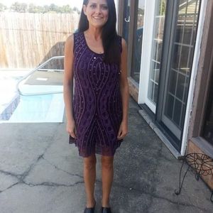 Purple Pretty Angel Dress Size Small